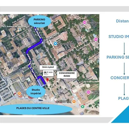 Le Vue Nouveau ! 1ere Ligne Parking Prive Wifi 4 Personnes - Rossiconciergerie - Linge Inclus